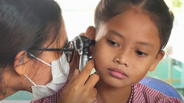 Hearing Screening on Happy Chandara Campus