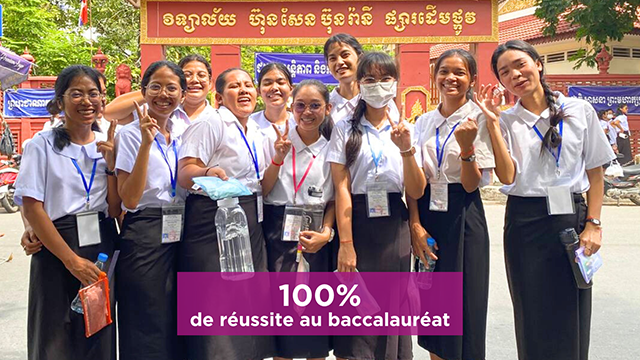 Encore 100% de réussite au bac cette année !