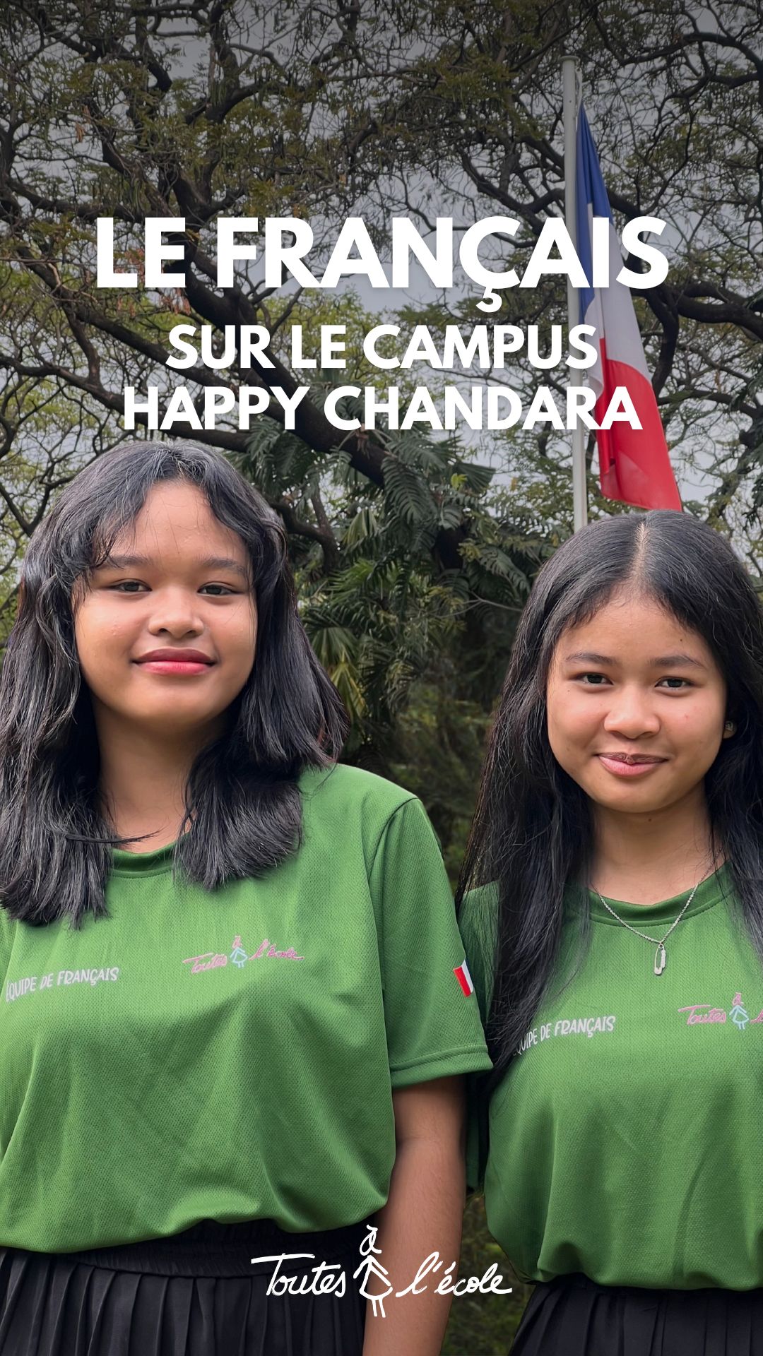 Vidéo Instagram Le français sur le campus Happy Chandara