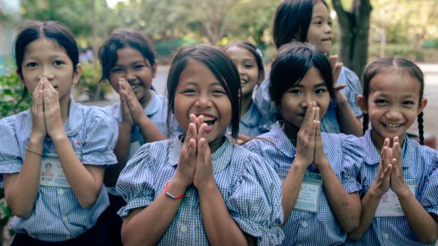 Students Happy Chandara campus – International Women’s Rights Day – Toutes à l’école
