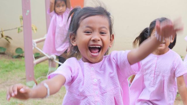 Récréation élèves maternelle – campus Happy Chandara – Toutes à l’école