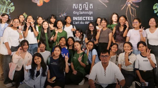 Visite Institut français Phnom Penh élèves – campus Happy Chandara – Toutes à l’école